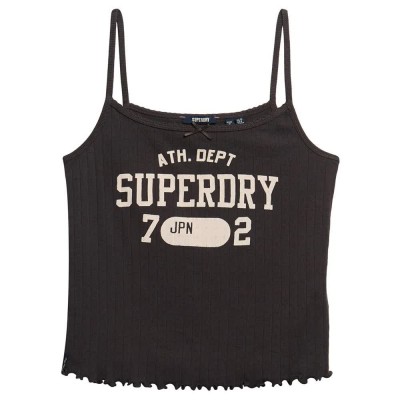 тениска,дамски,тениски,superdry,ath,ess,graphic,pointele,sleeveless,t,shirt,bison,black,(black)