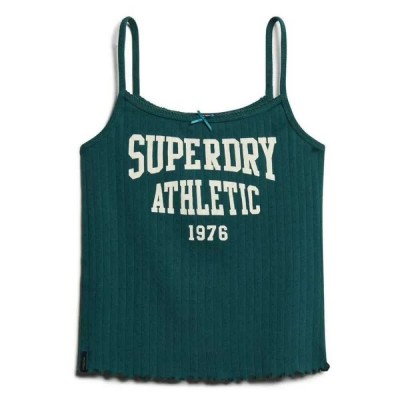 тениска,дамски,тениски,superdry,ath,ess,graphic,pointele,sleeveless,t,shirt,dark,pine,green,(green)