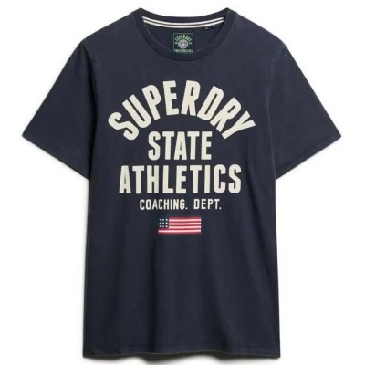 тениска,мъжки,тениски,superdry,athletic,ess,short,sleeve,t,shirt,bradley,navy,(blue)