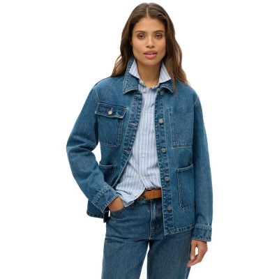 яке,дамски,якета,и,палта,superdry,chore,denim,jacket,blue