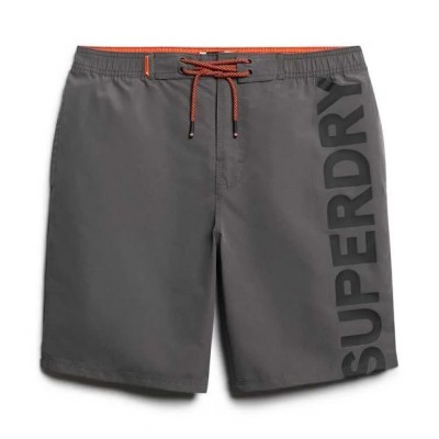 бански,гащета,мъжки,бански,костюми,superdry,classic,19´´,logo,swimming,shorts,grey,(charcoal)