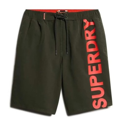бански,гащета,мъжки,бански,костюми,superdry,classic,19´´,logo,swimming,shorts,surplus,goods,olive,green,(green)