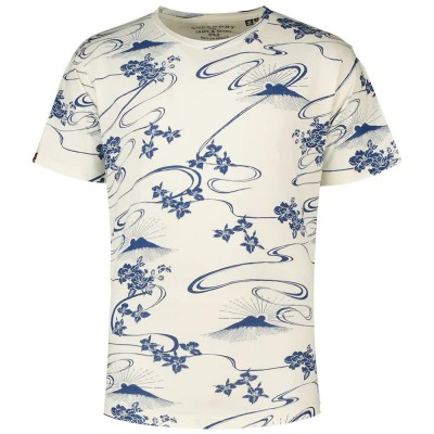 тениска,мъжки,тениски,superdry,classic,ess,rlxd,printed,short,sleeve,t,shirt,beige,(moon,mountain,white)