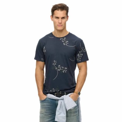 тениска,мъжки,тениски,superdry,classic,ess,rlxd,printed,short,sleeve,t,shirt,sparse,orchid,navy,(blue)