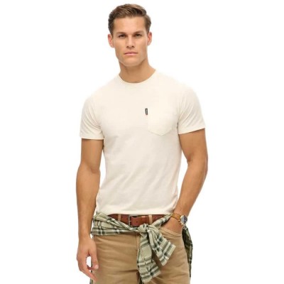 тениска,мъжки,тениски,superdry,classic,essential,pocket,short,sleeve,t,shirt,bone,white,(white)
