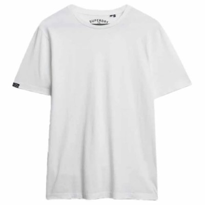 тениска,мъжки,тениски,superdry,classic,essential,short,sleeve,t,shirt,optic,(white)