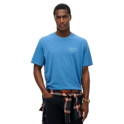 тениска,мъжки,тениски,superdry,core,logo,city,short,sleeve,t,shirt,monaco,blue,(blue)