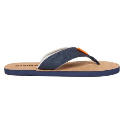 джапанки,мъжки,джапанки,и,чехли,superdry,cork,graphic,flip,flops,lauren,navy,(blue)