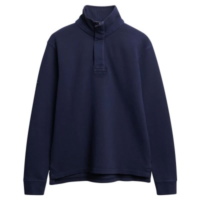 блуза,мъжки,пуловери,superdry,cotton,classic,pique,henley,sweatshirt,washed,blue,(blue)