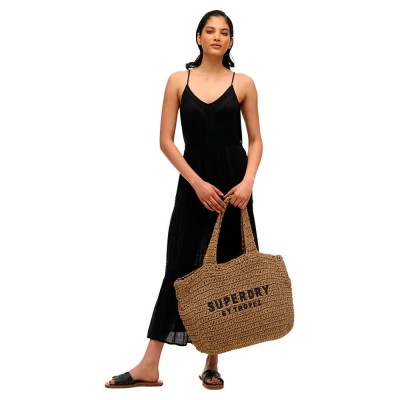 чанта,всички,чанти,superdry,crochet,city,tote,bag,natural,eclipse,navy,(brown)