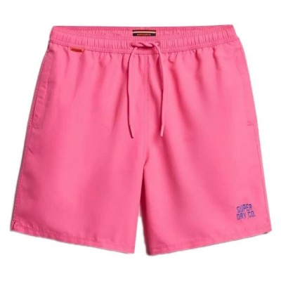 бански,гащета,мъжки,бански,костюми,superdry,essential,16´´,swimming,shorts,shocking,pink,(pink)