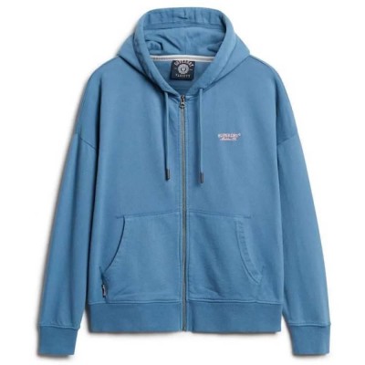 блуза,дамски,блузи,superdry,essential,logo,gd,half,zip,sweatshirt,blue,(copen,blue)