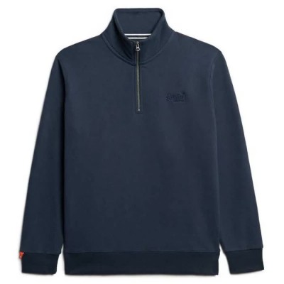 блуза,мъжки,пуловери,superdry,essential,logo,henley,half,zip,sweatshirt,bradley,navy,(blue)