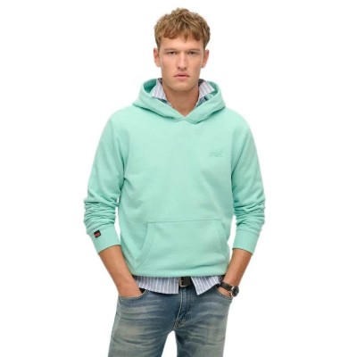 суичър,мъжки,пуловери,superdry,essential,logo,hoodie,spearmint,light,green,(green)