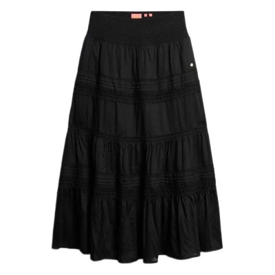 пола,дамски,поли,и,рокли,superdry,ibiza,lace,mix,long,skirt,black,(black)