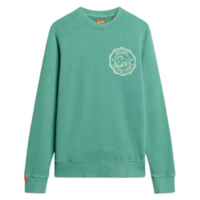 блуза,мъжки,пуловери,superdry,lo,fi,outdoor,mono,relaxd,sweatshirt,galvanised,green,(green)