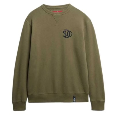 блуза,мъжки,пуловери,superdry,merchant,sweatshirt,dusty,olive,green,(green)