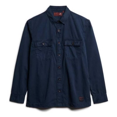 риза,с,дълъг,ръкав,мъжки,ризи,superdry,military,long,sleeve,shirt,french,navy,(blue)