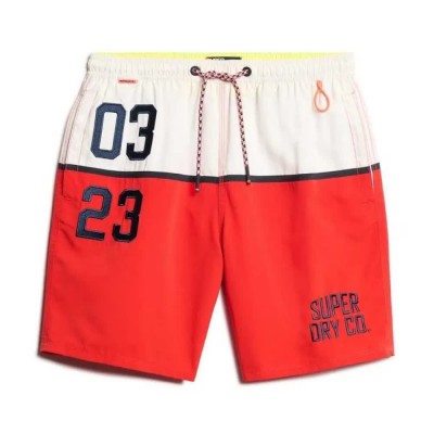 бански,гащета,мъжки,бански,костюми,superdry,nautical,logo,17´´,swimming,shorts,red,(tricolore,red)
