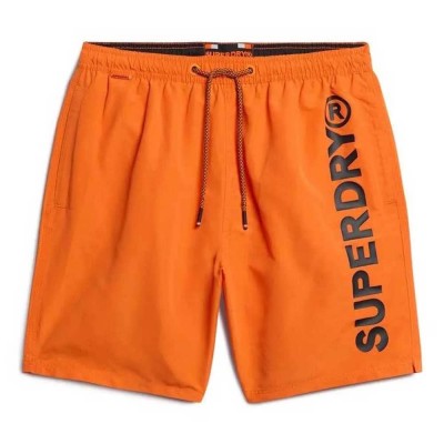 бански,гащета,мъжки,бански,костюми,superdry,sport,graphic,17´´,swimming,shorts,denver,orange,(orange)