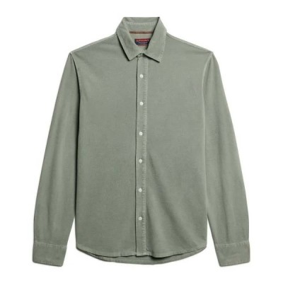 риза,с,дълъг,ръкав,мъжки,ризи,superdry,vintage,destroy,pique,long,sleeve,shirt,green,(light,khaki,green)