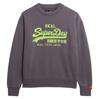 блуза,дамски,блузи,superdry,vl,neon,loose,sweatshirt,grey,(scandi,grey)