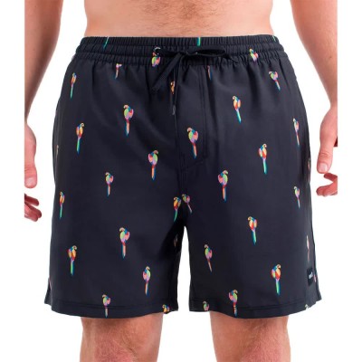 бански,гащета,мъжки,бански,костюми,hurley,cannonball,volley,17´´,swimming,shorts,black,combo,(black)
