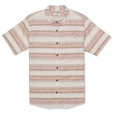 риза,с,къс,ръкав,мъжки,ризи,hurley,oao,lido,stripe,short,sleeve,shirt,grey