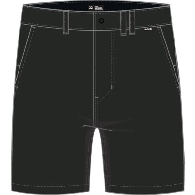 къси,панталони,мъжки,панталони,hurley,phantom,heather,20´´,shorts,black