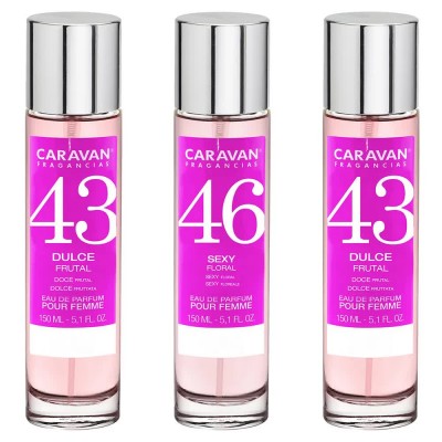 дамски,парфюми,caravan,nº43,nº46,150ml,parfum,3,units