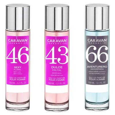 дамски,парфюми,caravan,nº43,nº46,and,men´s,nº66,150ml,parfum,3,units