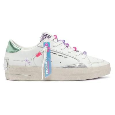маратонки,дамски,маратонки,crime,london,sk8,deluxe,trainers,white,(white)