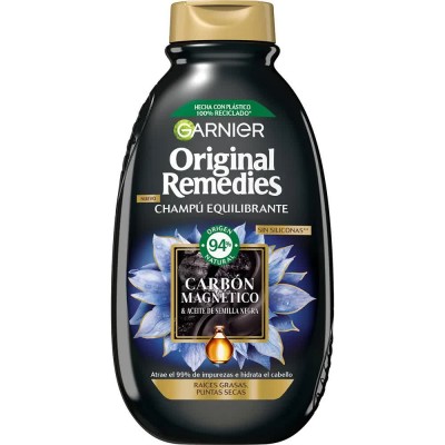 хигиена,коса,garnier,original,shampoo,carbon,250ml,clear,(multicolor)
