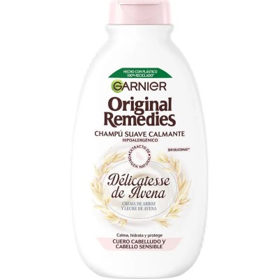 хигиена,коса,garnier,original,shampoo,oatmeal,300ml,clear,(multicolor)
