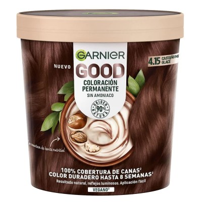 хигиена,коса,garnier,permanent,dye,good,4.15,iced,chestnut,brown,golden,(multicolor)