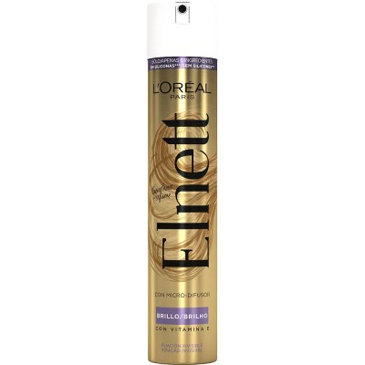 хигиена,коса,l´oreal,paris,elnett,hairspray,gloss,400ml,golden,(multicolor)