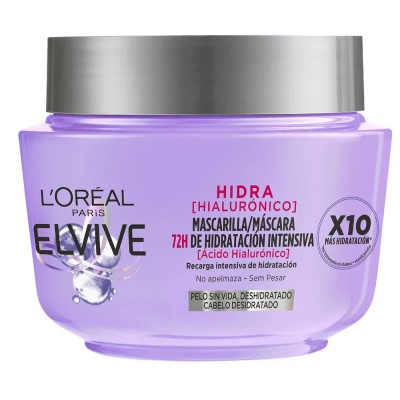 хигиена,коса,l´oreal,paris,elvi,mask,hyaluronic,310ml,purple,(multicolor)