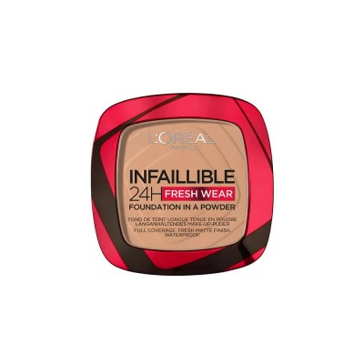 ексфолианти,l´oreal,paris,infallible,compact,powder,makeup,220,co9gr,inter,multicolor