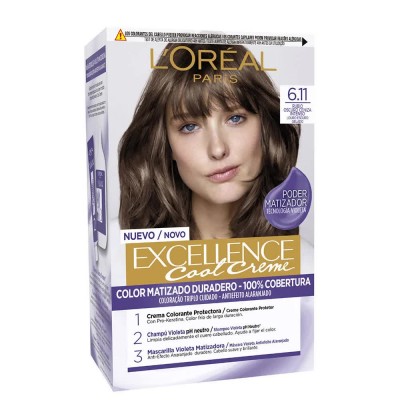 хигиена,коса,l´oreal,paris,permanent,dye,excell,cool,6.11,ultashdkblond,550,clear,(multicolor)