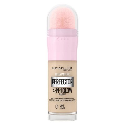 ексфолианти,maybelline,liquid,makeup,base,concealer,with,sponge,instant,perfector,4,in,1,glow,01,light,multicolor