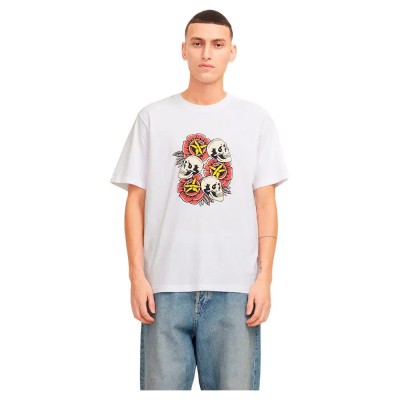 тениска,мъжки,тениски,jack,&,jones,anatomy,skull,short,sleeve,t,shirt,bright,white,(white)