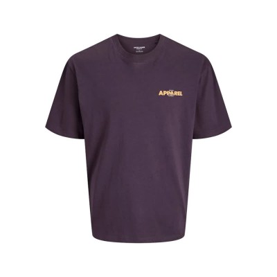 тениска,мъжки,тениски,jack,&,jones,bradley,graphic,short,sleeve,t,shirt,plum,perfect,(purple)