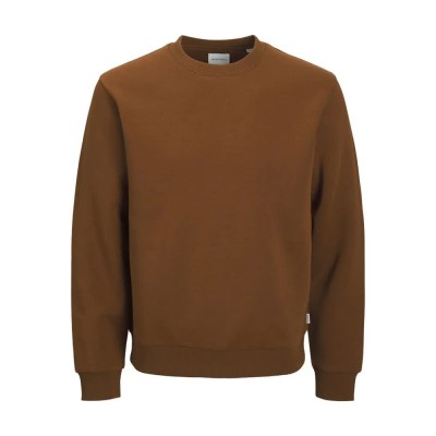 блуза,мъжки,пуловери,jack,&,jones,bradley,plus,size,sweatshirt,monks,robe,(brown)