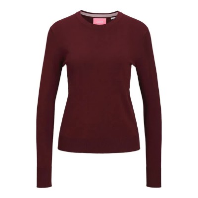 блуза,дамски,пуловери,дамски,плетени,дрехи,jack,&,jones,cara,comfy,jjxx,sweater,cabernet,(red)
