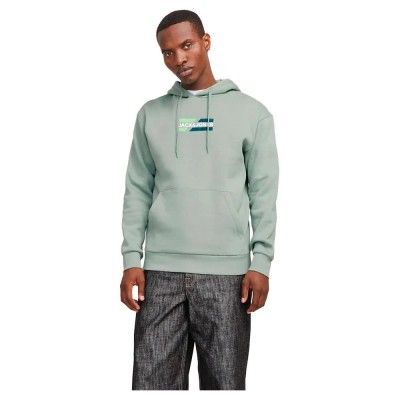 суичър,мъжки,пуловери,jack,&,jones,corp,graphic,hoodie,iceberg,green,(green)