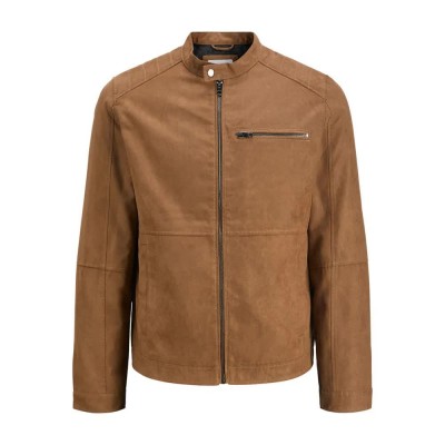 яке,мъжки,якета,jack,&,jones,dylan,biker,leather,jacket,brown,(cognac)