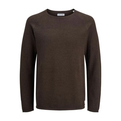 блуза,мъжки,пуловери,jack,&,jones,hill,sweater,delicioso,twist,(brown)