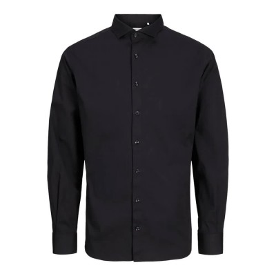 риза,с,дълъг,ръкав,мъжки,ризи,jack,&,jones,jaxon,stretch,long,sleeve,shirt,black