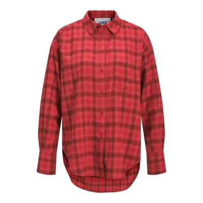 карирана,риза,дамски,блузи,дамски,ризи,jack,&,jones,jamie,flannel,jjxx,long,sleeve,shirt,red,(barberry,check)
