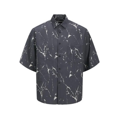 риза,с,къс,ръкав,мъжки,ризи,jack,&,jones,lava,boxy,styd24,short,sleeve,shirt,black